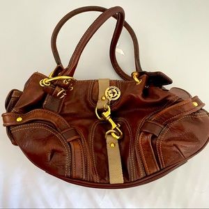 Brown and Gold Juicy Couture Hand Bag